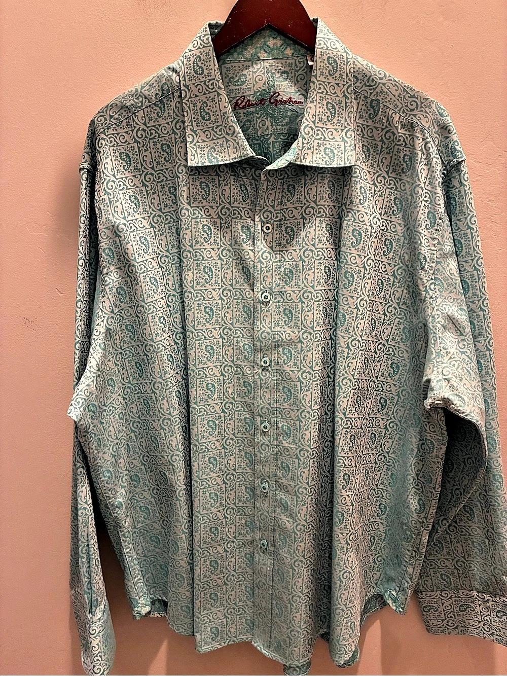 Robert Graham Men's Paisley Button-Down 4XL Like New